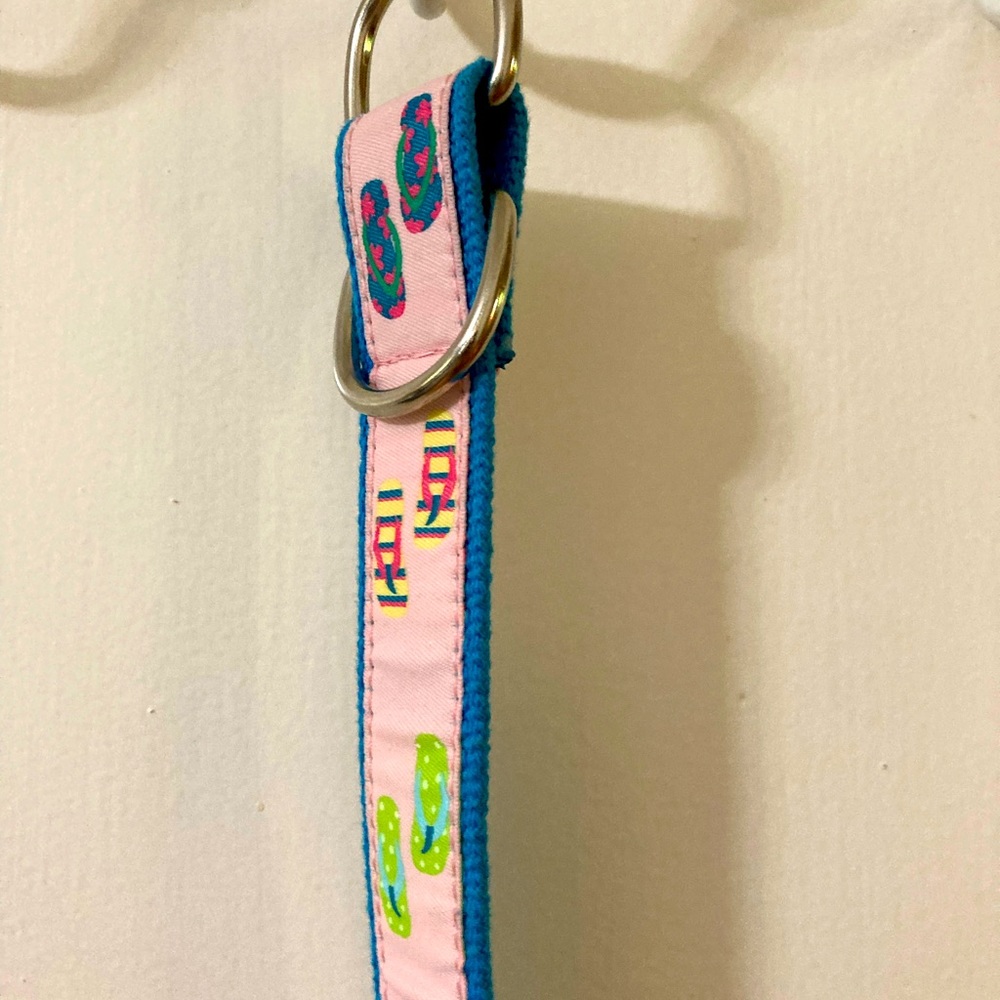 Preppy Summer Ribbon Belt Flip Flop design